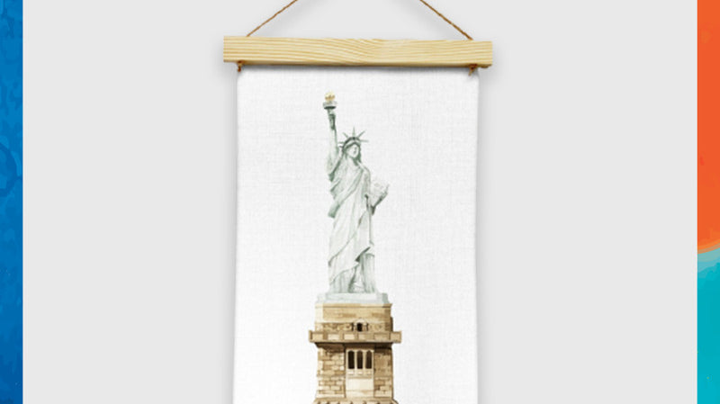 The Statue of Liberty hanging canvas