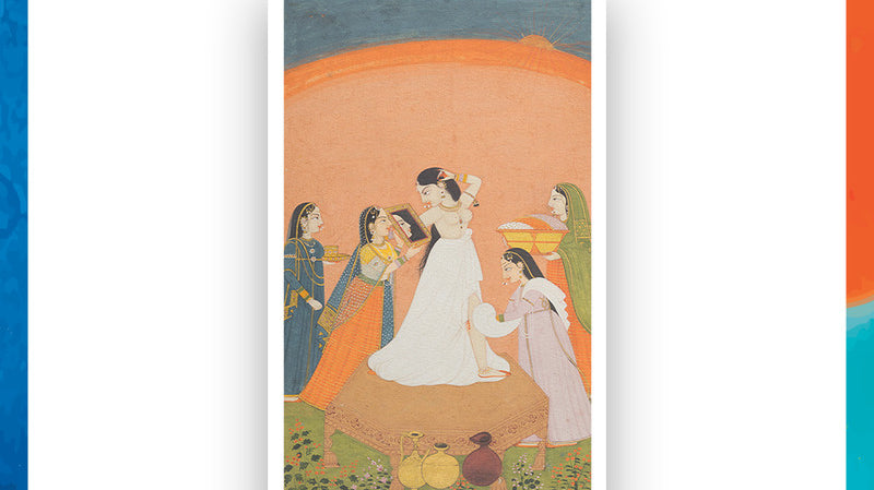ndian Medieval art was characterized by the prominence of miniature paintings, with themes from mythology or the tales of kings.