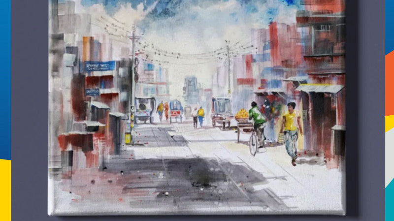A small street of Kolkata city, a world of its own.