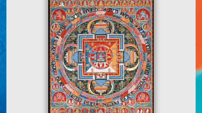 Mandala of Jnanadakini Mandala is a popular art form in Asia