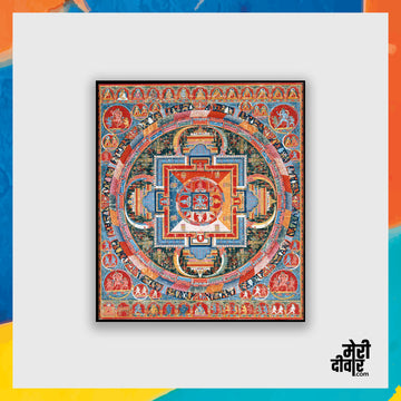 Mandala of Jnanadakini Mandala is a popular art form in Asia