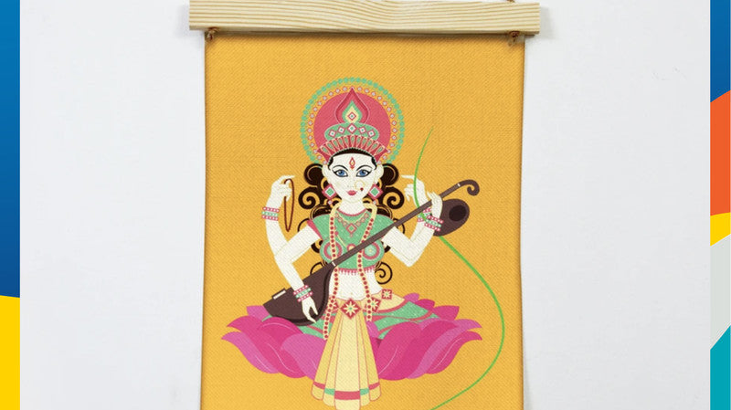 The Goddess of learning, wisdom and communication, in an artists way