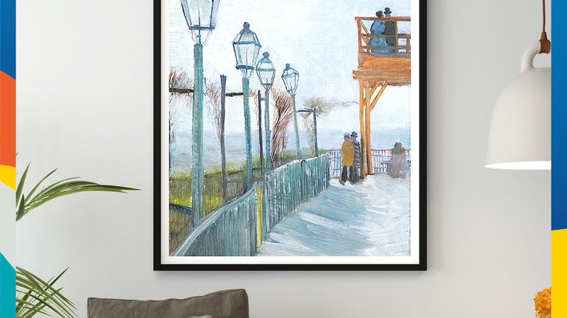 Terrace and Observation Deck by Vincent Van Gogh