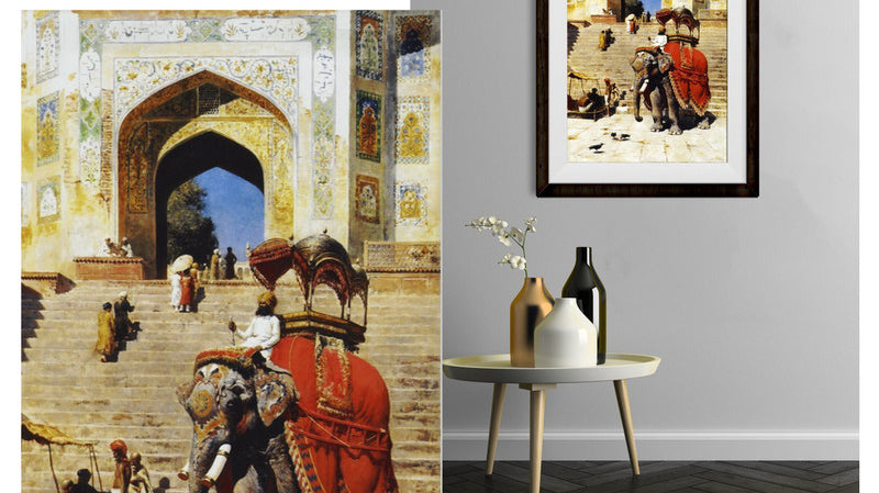 There's something about paintings that can fill any scene with life