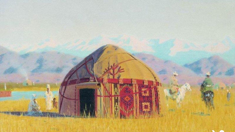 Krgyz Tent on Chu River, Vasily Vereshchagin
