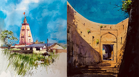 Meet the artist who can make life flow out of colours: Darshan Choudhari