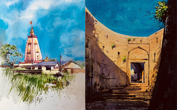 Meet the artist who can make life flow out of colours: Darshan Choudhari