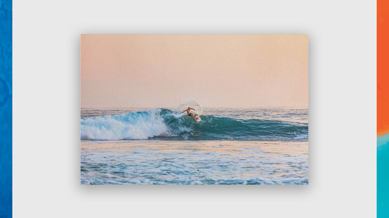 The waves, they rise and fall, fall and rise - constantly reminding us to get back up after falling down.