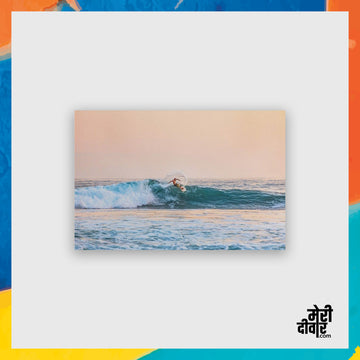 The waves, they rise and fall, fall and rise - constantly reminding us to get back up after falling down.