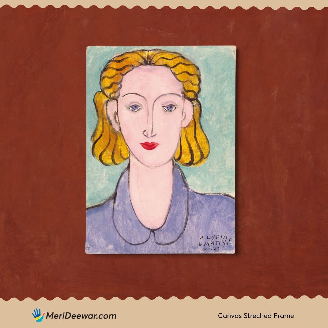 A Lydia Matisse Painting 3 : 4 Vertical New Premium Wall Art Canvas by MeriDeewar