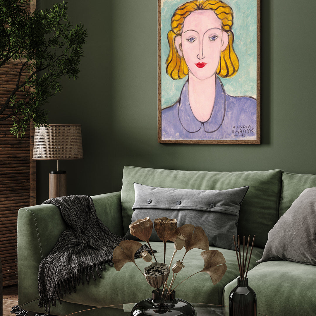 A Lydia Matisse Painting 3 : 4 Vertical New Premium Wall Art Canvas by MeriDeewar