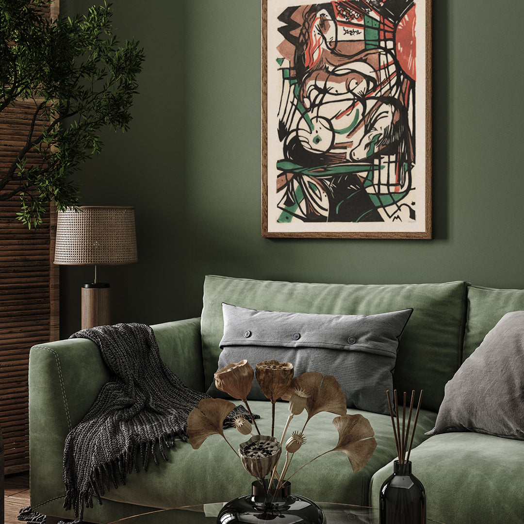 Abstract Artwork Painting 3 : 4 Vertical New Premium Wall Art Canvas by MeriDeewar