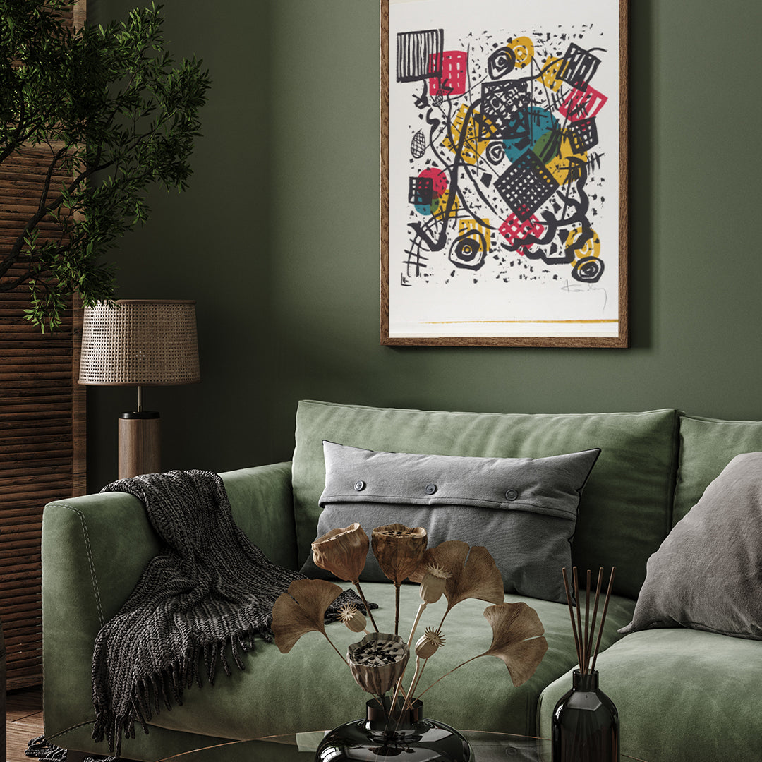 Abstract Painting 1 3 : 4 Vertical New Premium Wall Art Canvas by MeriDeewar