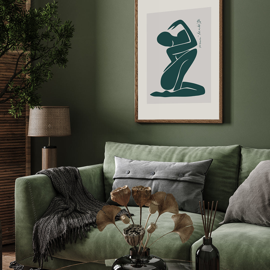 Art of Body by Henri Matisse 3 : 4 Vertical New Premium Wall Art Canvas by MeriDeewar
