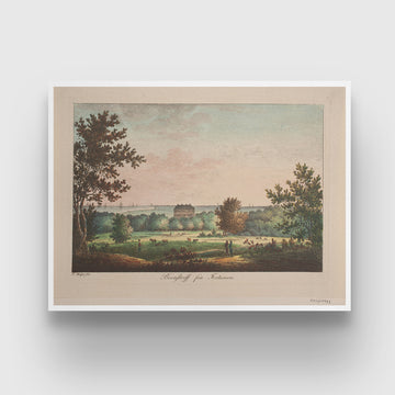 Bernstorff from Fortunen Painting by Elias Meyer 3 : 4 Horizontal New Premium Wall Art Canvas by MeriDeewar