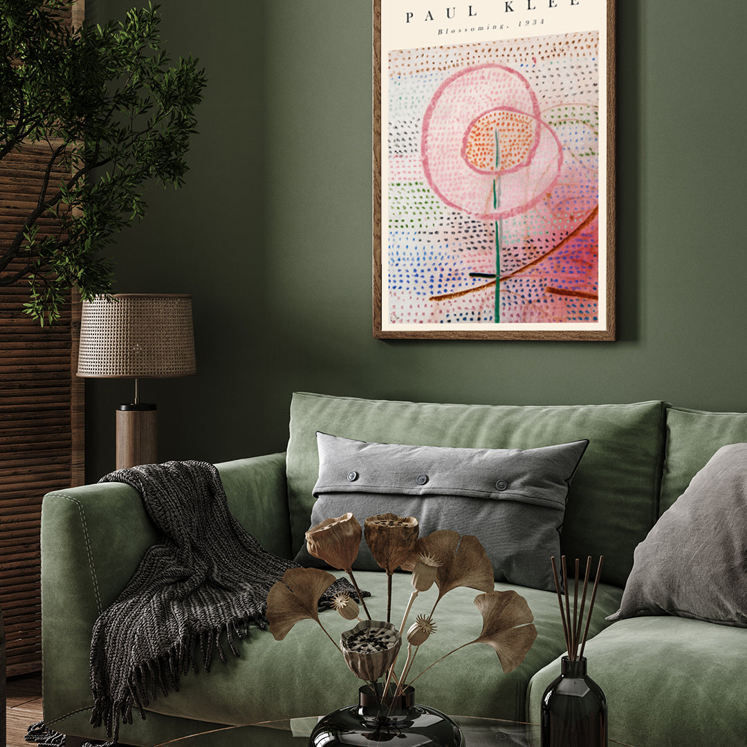 Blossoming by Paul Klee 3 : 4 Vertical New Premium Wall Art Canvas by MeriDeewar