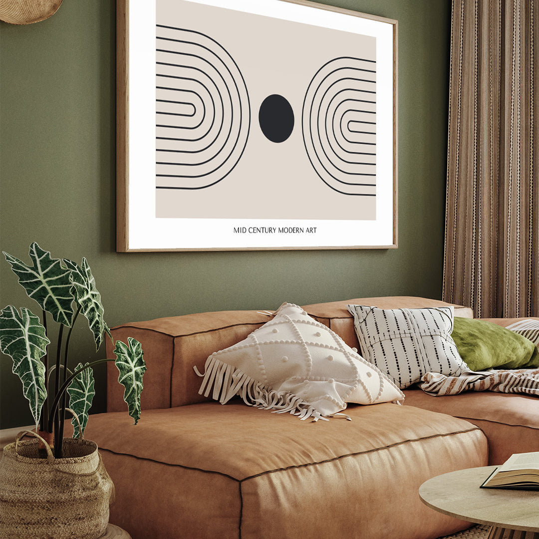 Boho Geometry 3 : 4 Horizontal New Premium Wall Art Canvas by MeriDeewar