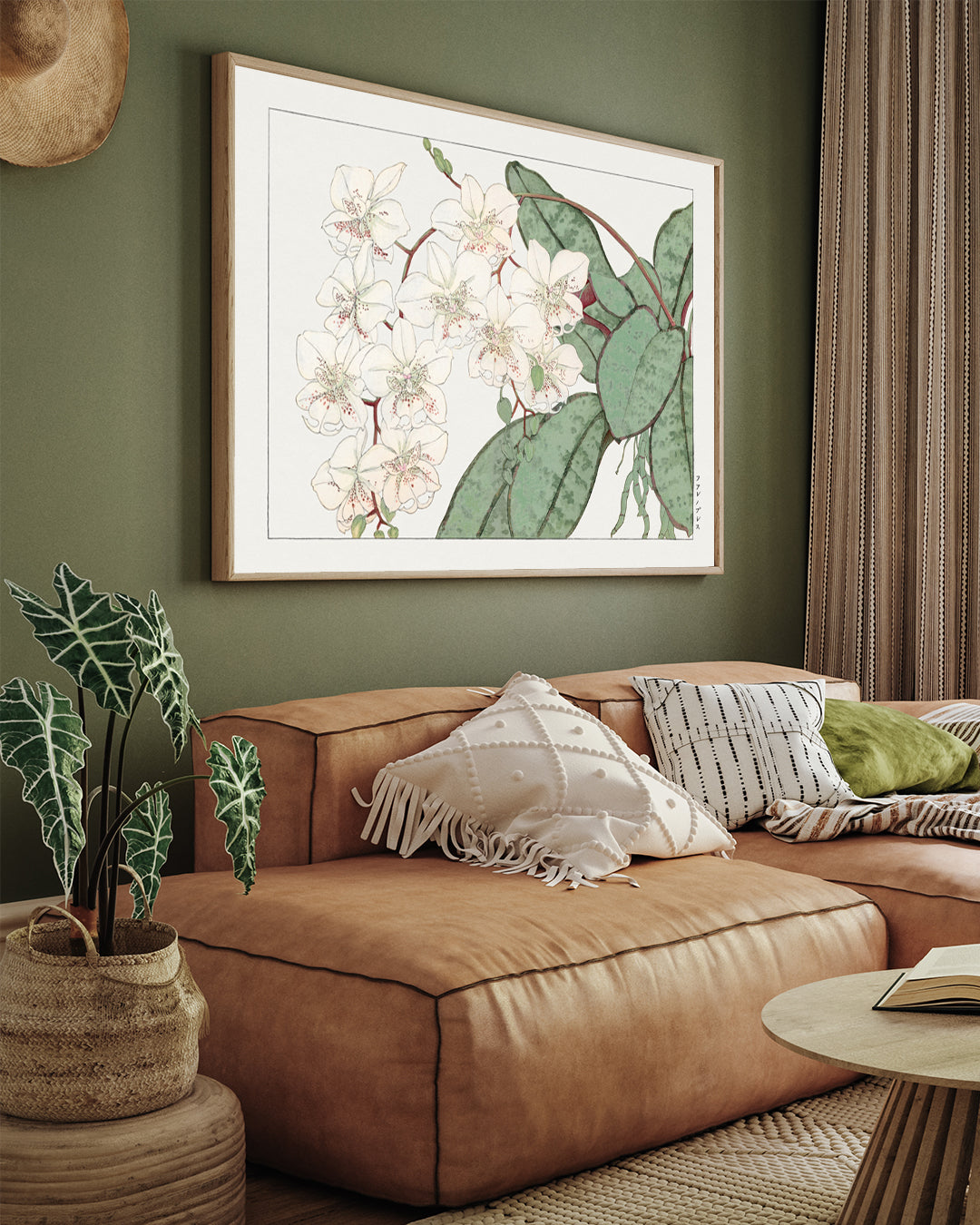 botanical Tanigami Konan Western Flower 3 : 4 Horizontal New Premium Wall Art Canvas by MeriDeewar