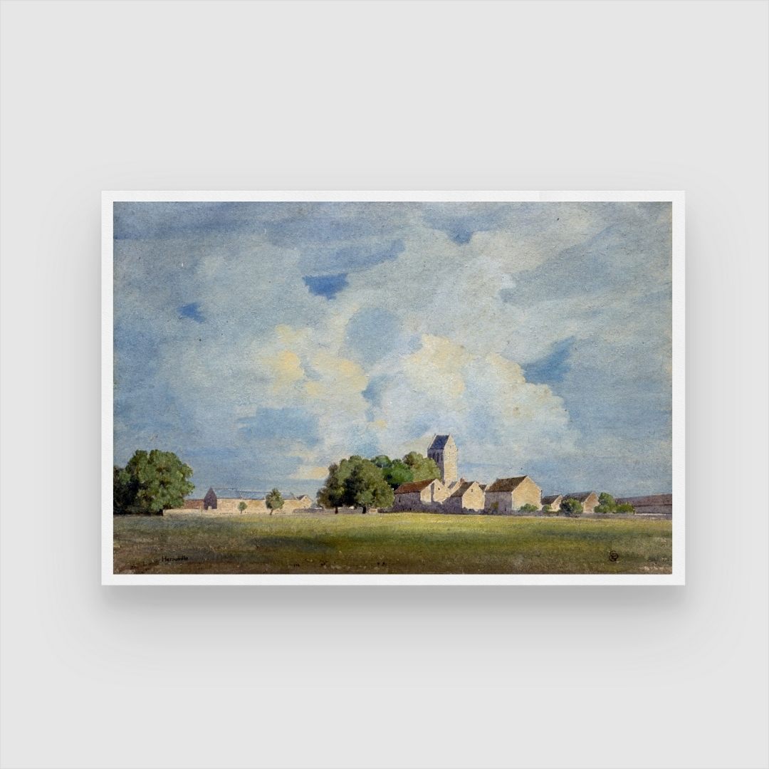 Captivating Landscape Artwork for Living Room | MeriDeewar 2 : 3 Horizontal Premium Wall Art Canvas by MeriDeewar