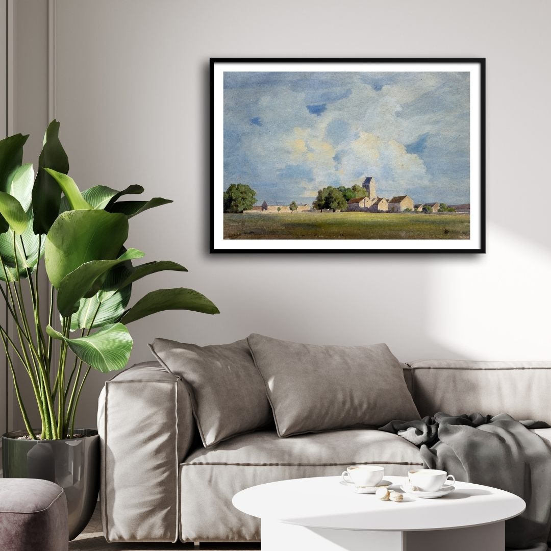 Captivating Landscape Artwork for Living Room | MeriDeewar 2 : 3 Horizontal Premium Wall Art Canvas by MeriDeewar