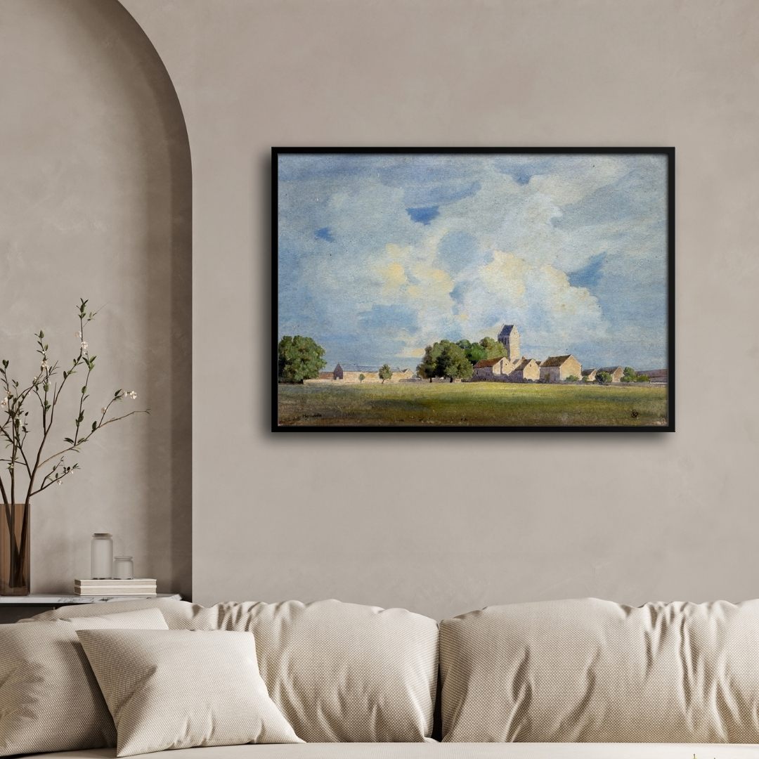 Captivating Landscape Artwork for Living Room | MeriDeewar 2 : 3 Horizontal Premium Wall Art Canvas by MeriDeewar