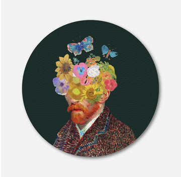 Circular Canvas Frame Circular Canvas Frame Premium Wall Art Canvas by MeriDeewar
