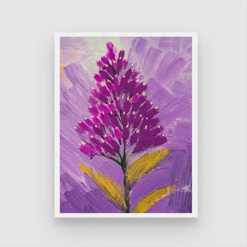 Colorful Cockscomb Painting - Enhance Your Space - MeriDeewar 3 : 4 Vertical New Premium Wall Art Canvas by MeriDeewar