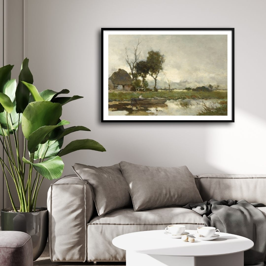 Country Landscape Wall Art – Timeless Beauty for Your Walls 2 : 3 Horizontal Premium Wall Art Canvas by MeriDeewar