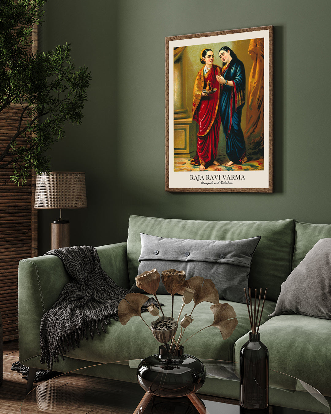 Draupadi sudeshna 3 : 4 Vertical New Premium Wall Art Canvas by MeriDeewar