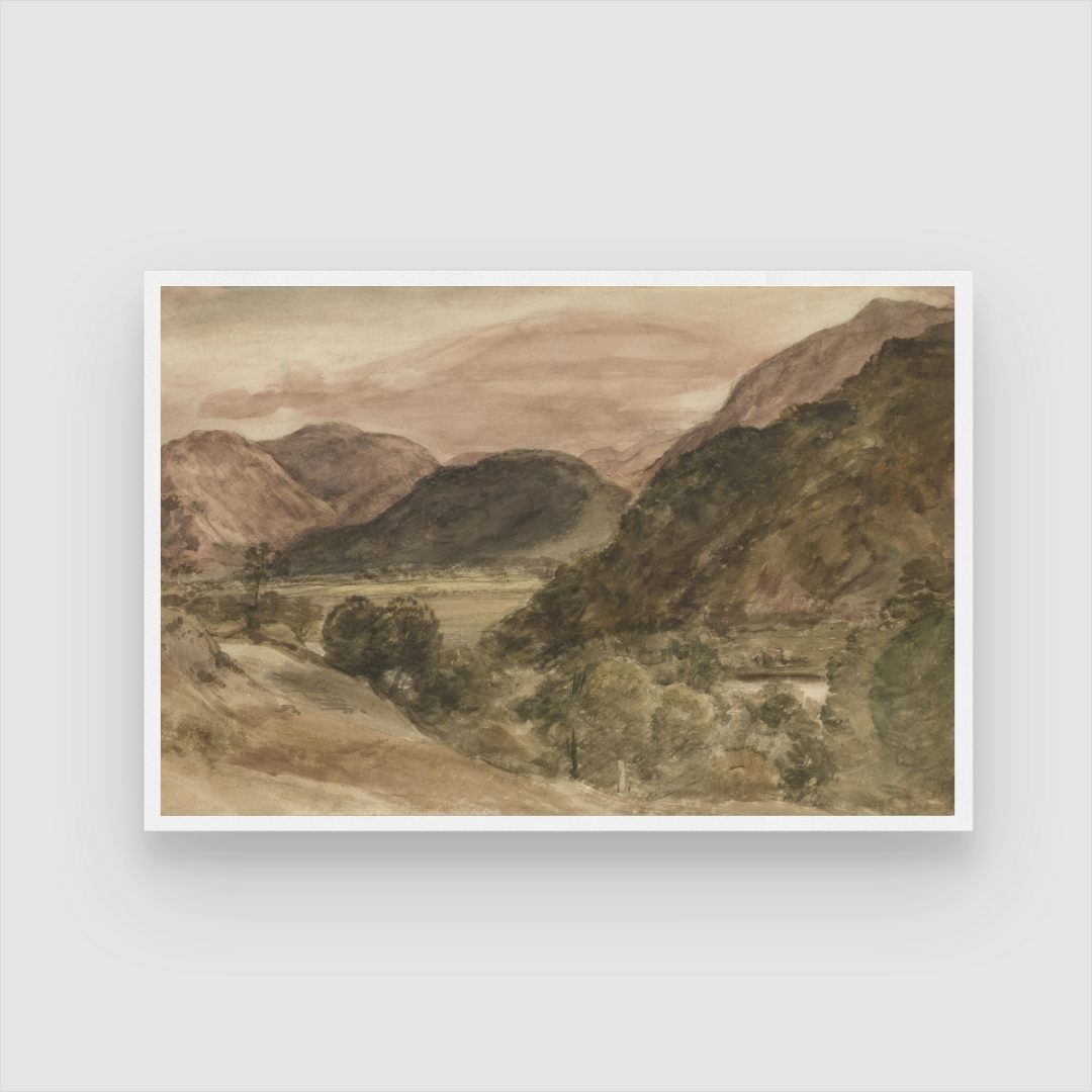 Evening After a Fine Day - Serene Canvas Art | MeriDeewar 2 : 3 Horizontal Premium Wall Art Canvas by MeriDeewar