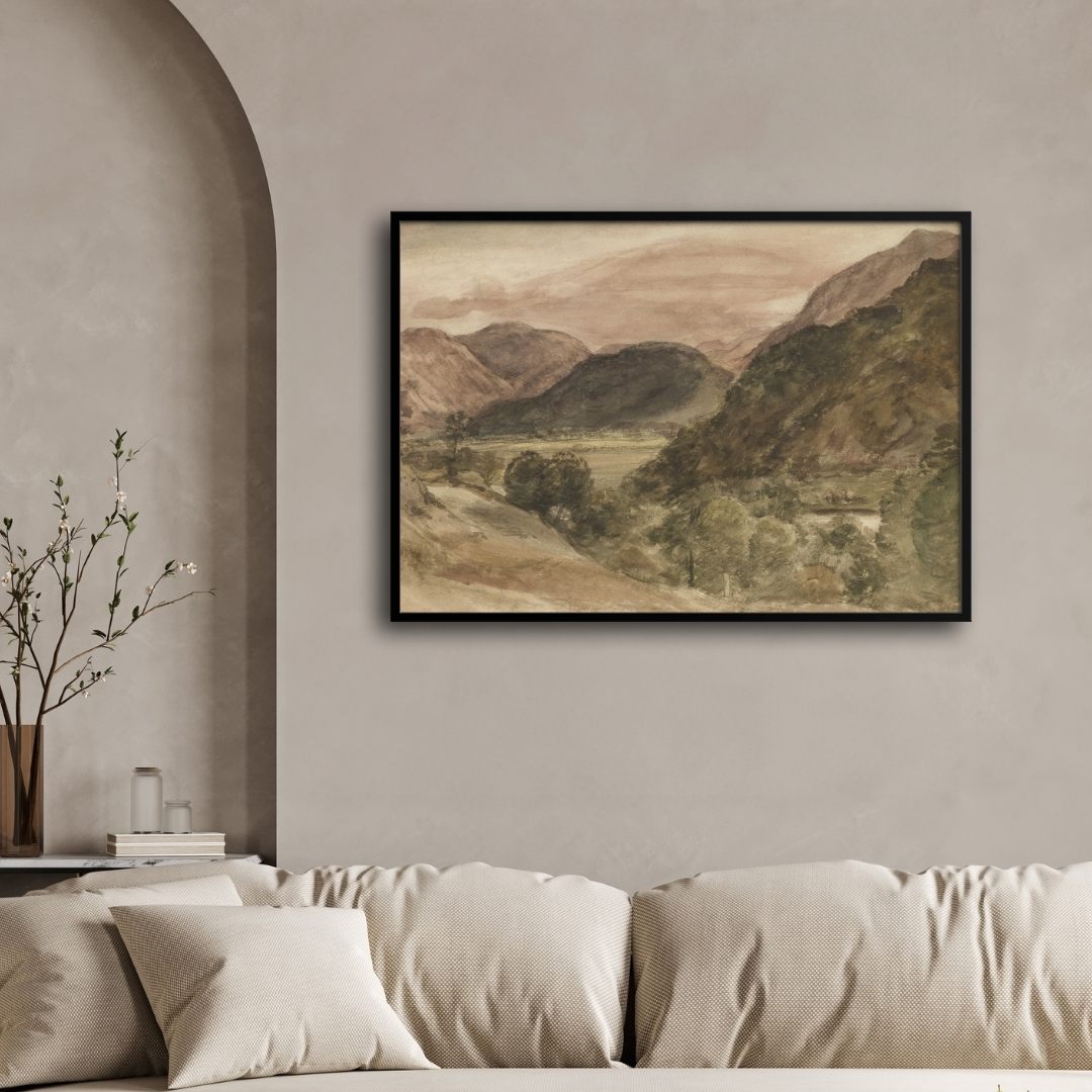 Evening After a Fine Day - Serene Canvas Art | MeriDeewar 2 : 3 Horizontal Premium Wall Art Canvas by MeriDeewar