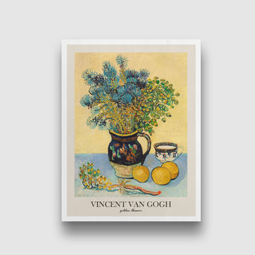 golden blossom Painting by Vincent van Gogh 3 : 4 Vertical New Premium Wall Art Canvas by MeriDeewar