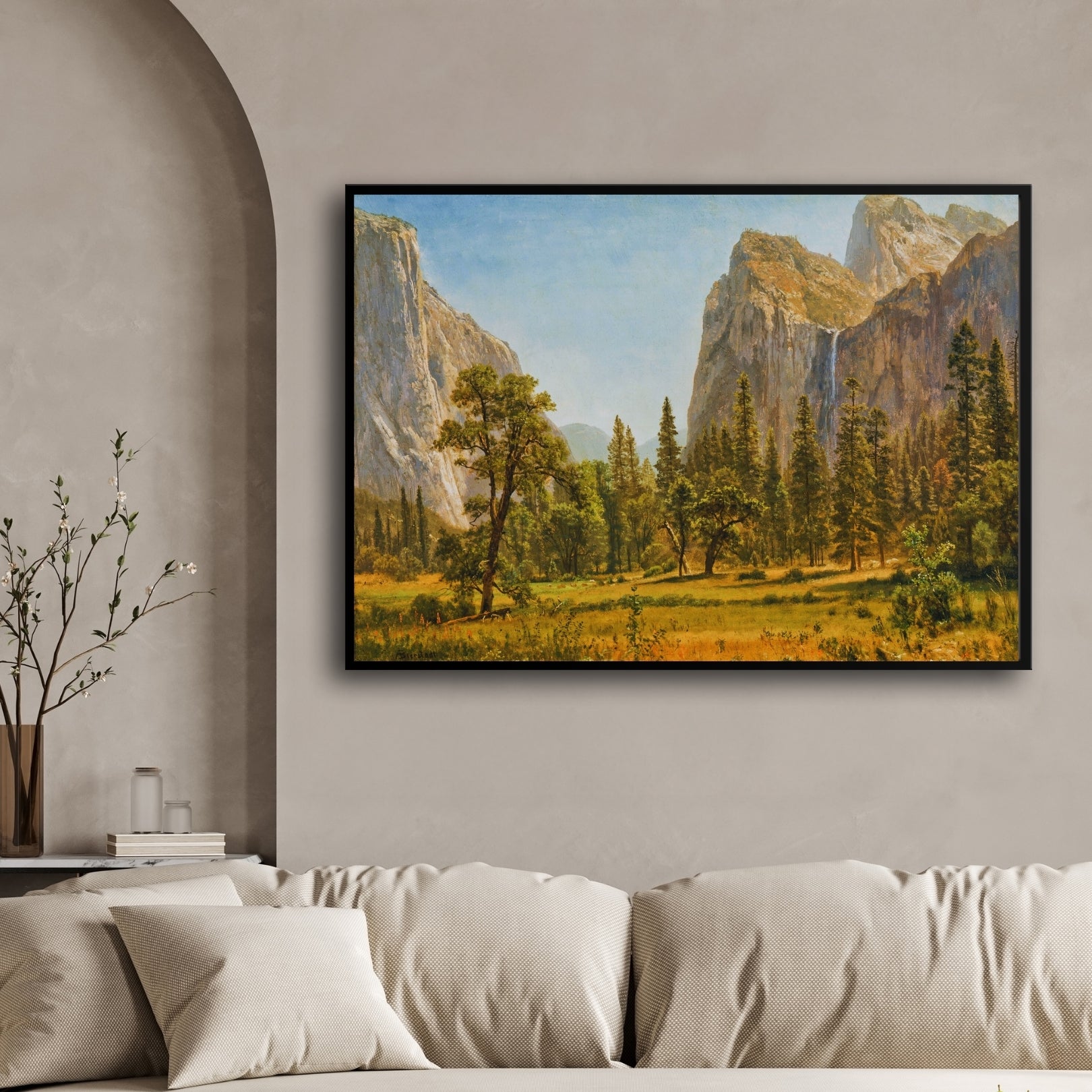 Golden Valley – Yosemite National Park Landscape Wall Art 2 : 3 Horizontal Premium Wall Art Canvas by MeriDeewar