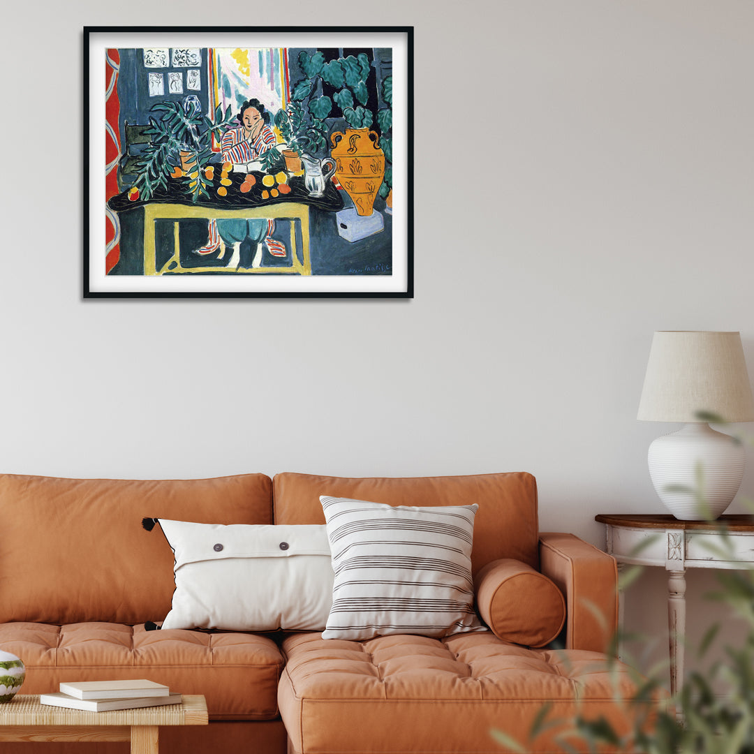 Henri Matisse Canvas Home Decor for Living Room Decorative Accessories Painting 5 : 4 Horizontal Premium Wall Art Canvas by MeriDeewar