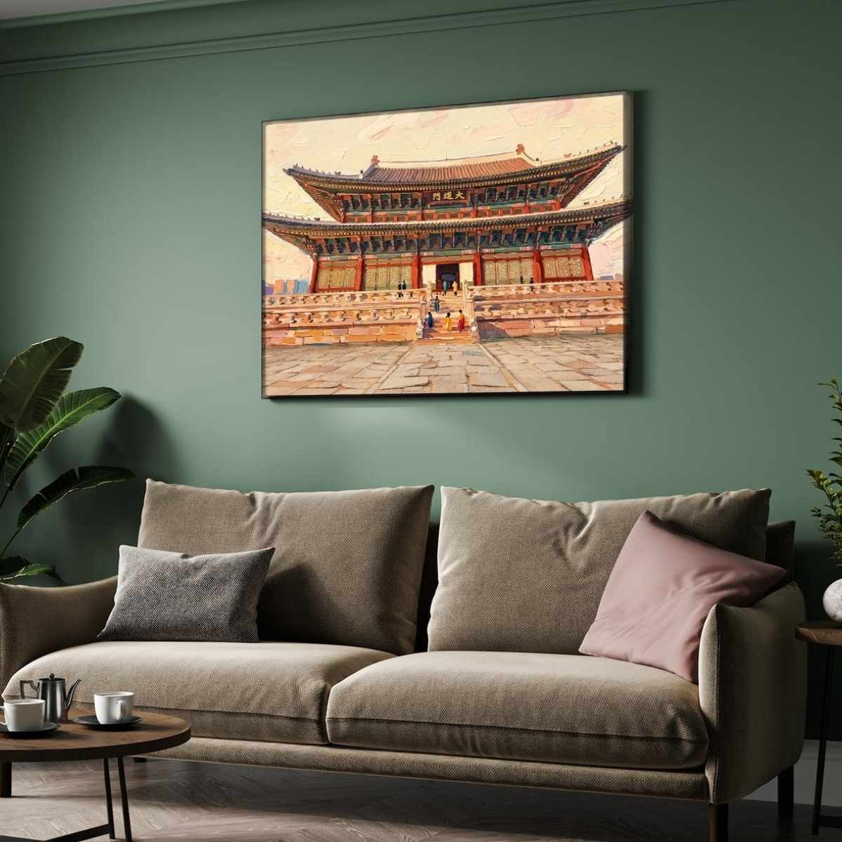"Imperial Palace Gates" Architecture Giclée Print | Fine Art Wall Art 2 : 3 Horizontal Premium Wall Art Canvas by MeriDeewar