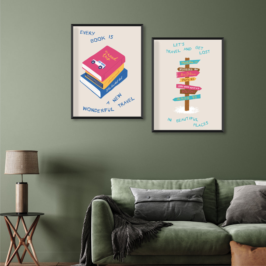 Inspirational Reading Quote 3 : 4 Vertical New Premium Wall Art Canvas by MeriDeewar