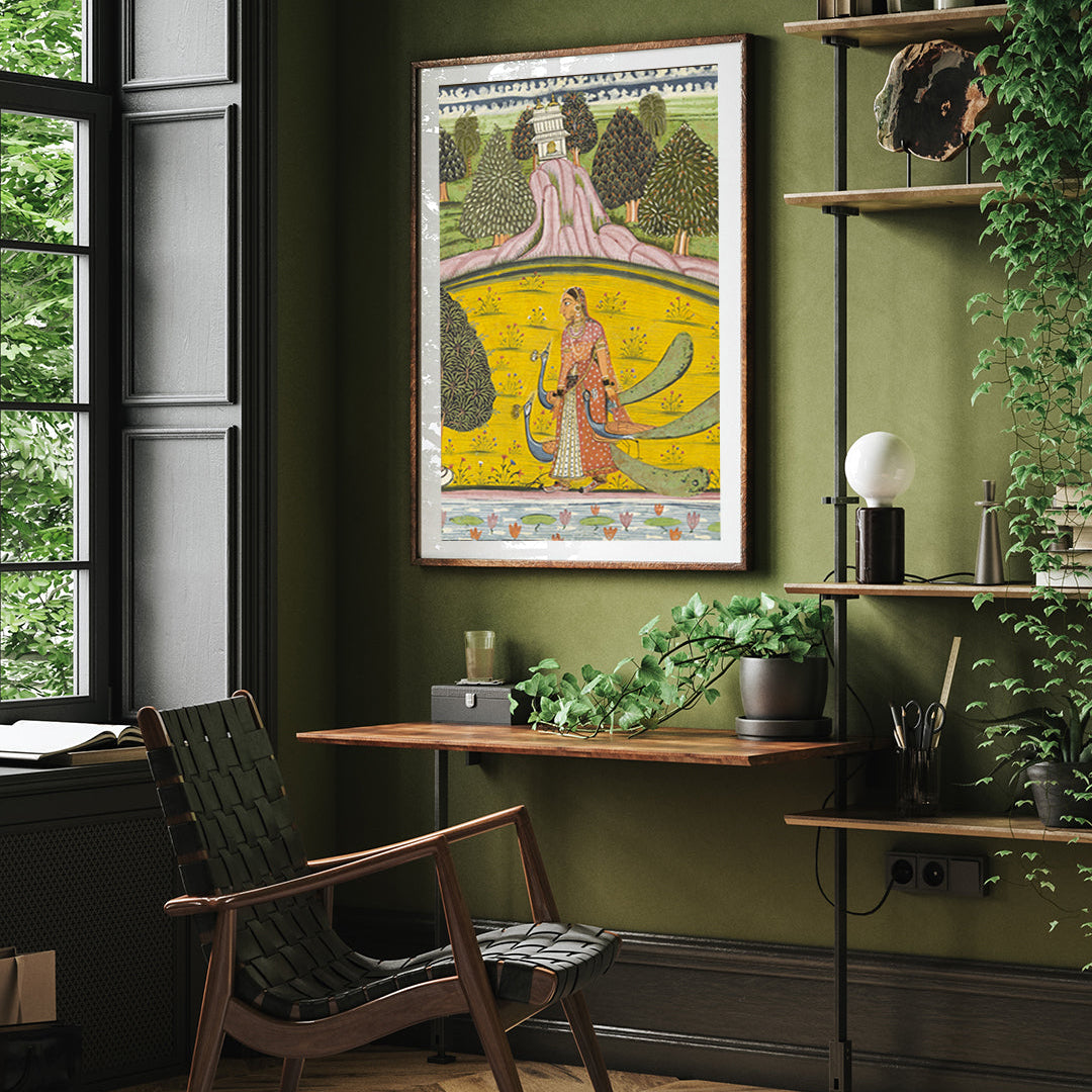 Kakubha Ragini Painting 2 : 3 Vertical Premium Wall Art Canvas by MeriDeewar