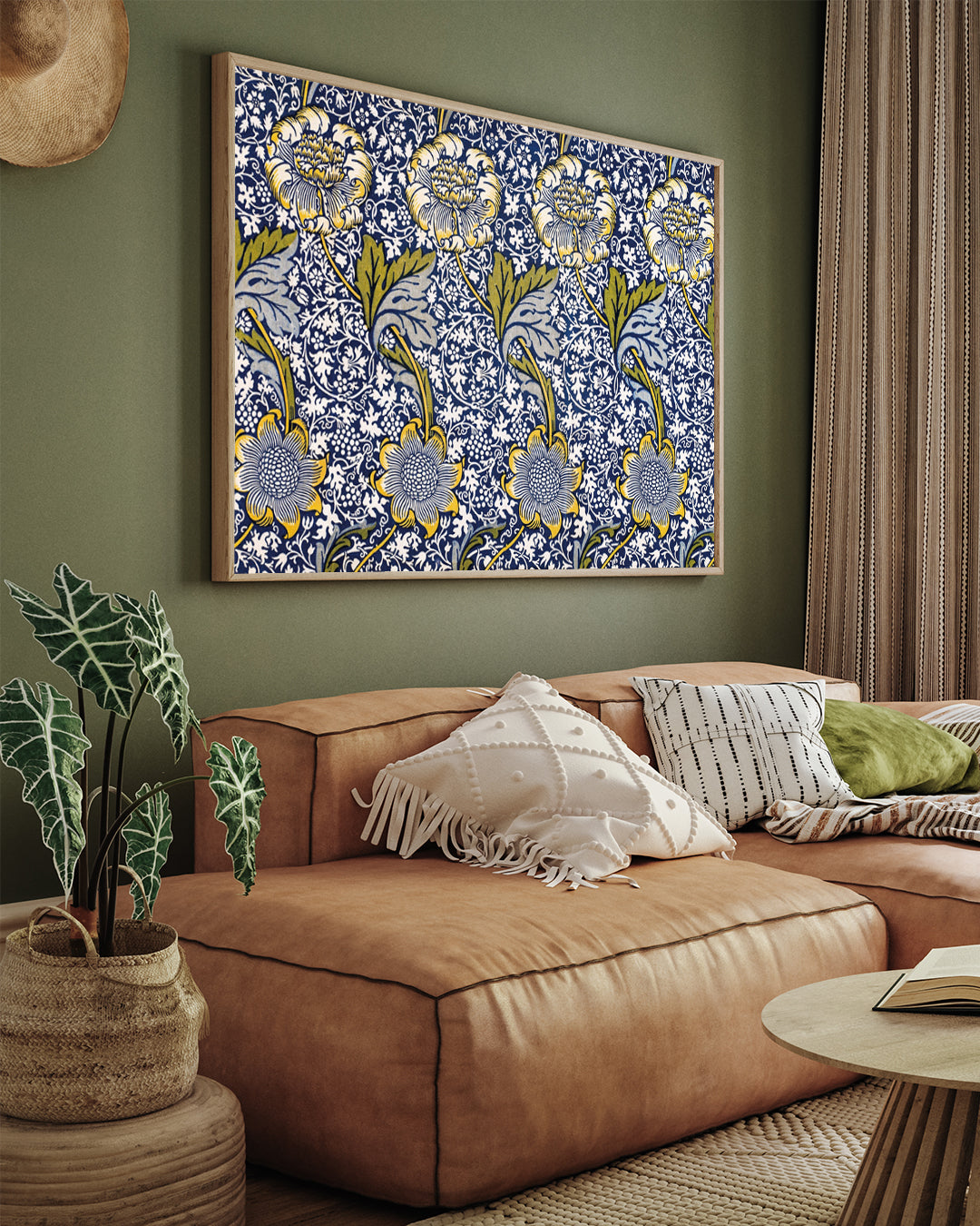 Kennet William Morris 3 : 4 Horizontal New Premium Wall Art Canvas by MeriDeewar