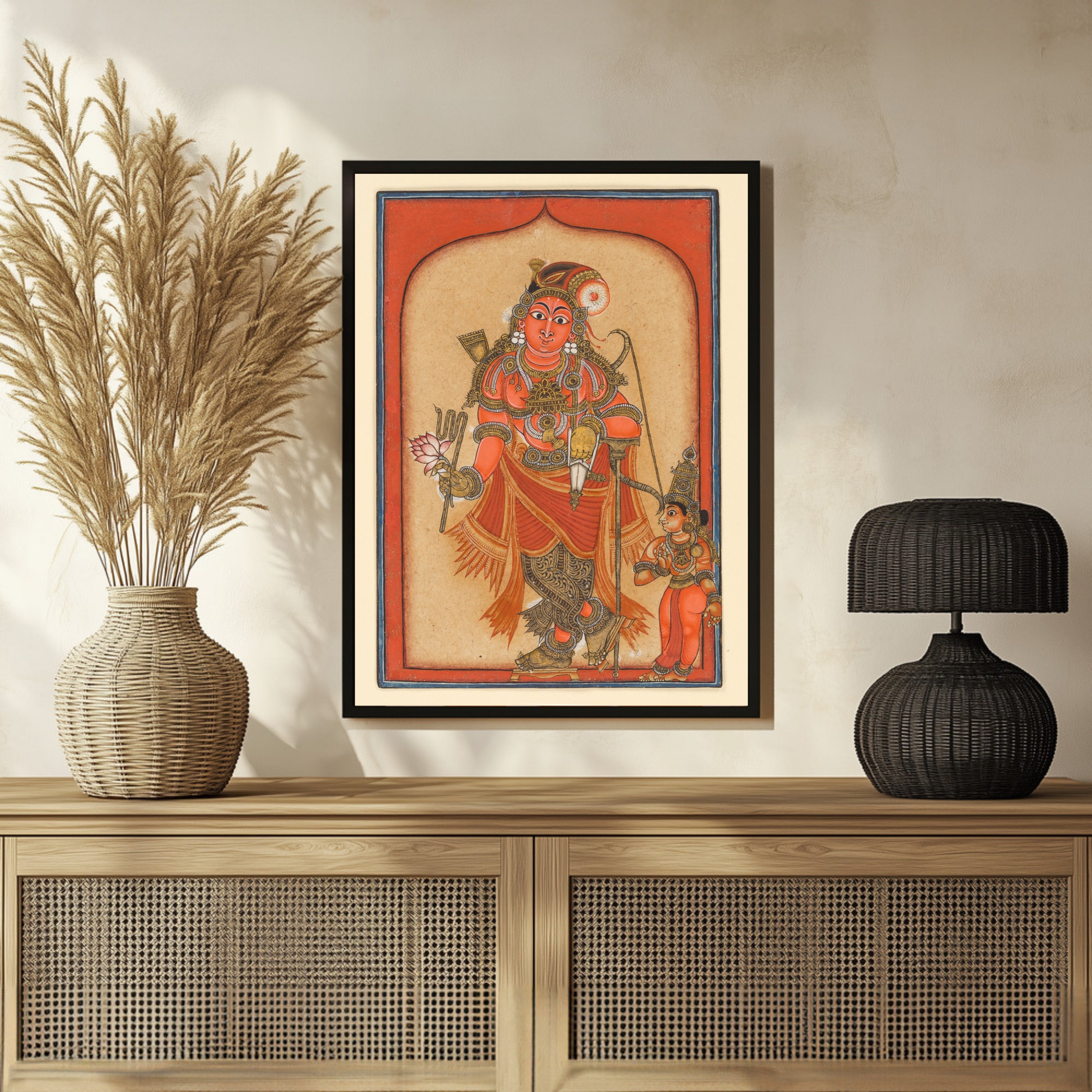 Krishna Rajagopalaswamy 3 : 4 Vertical New Premium Wall Art Canvas by MeriDeewar