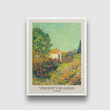 Landscape Painting by Vincent van Gogh 3 : 4 Vertical New Premium Wall Art Canvas by MeriDeewar