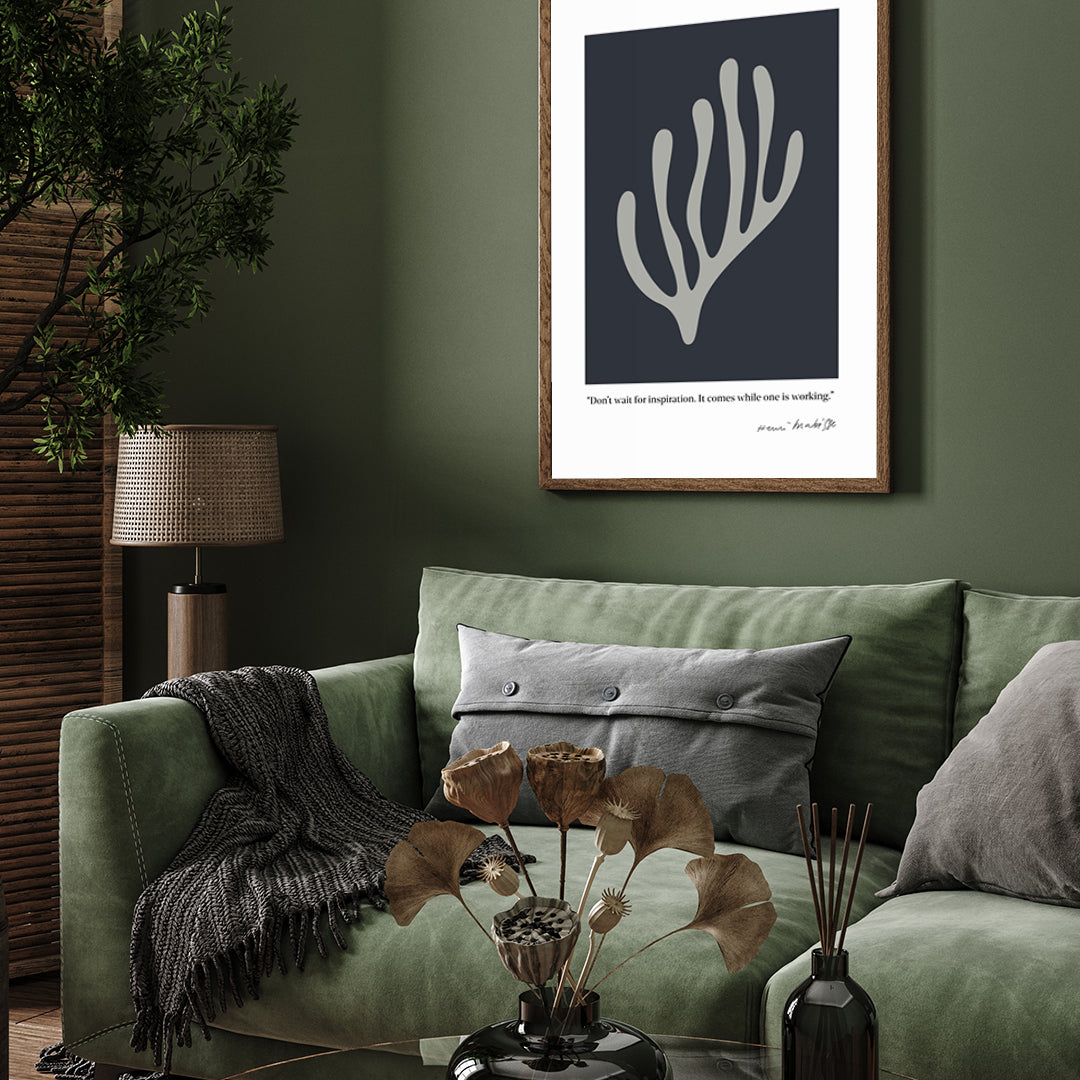 Leaf 2 by Henri Matisse 3 : 4 Vertical New Premium Wall Art Canvas by MeriDeewar