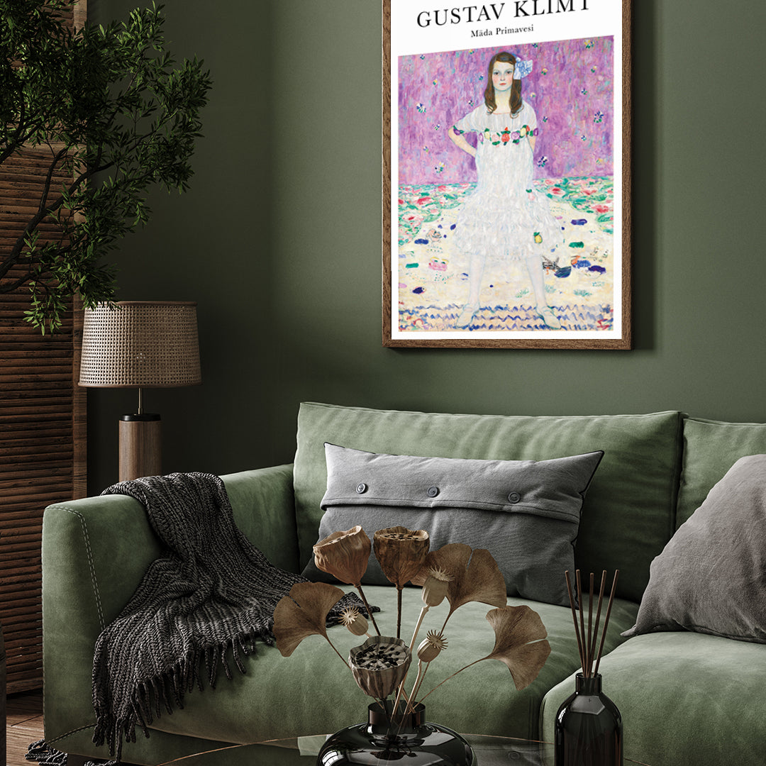 Mada Primavesi by Gustav Klimt 3 : 4 Vertical New Premium Wall Art Canvas by MeriDeewar
