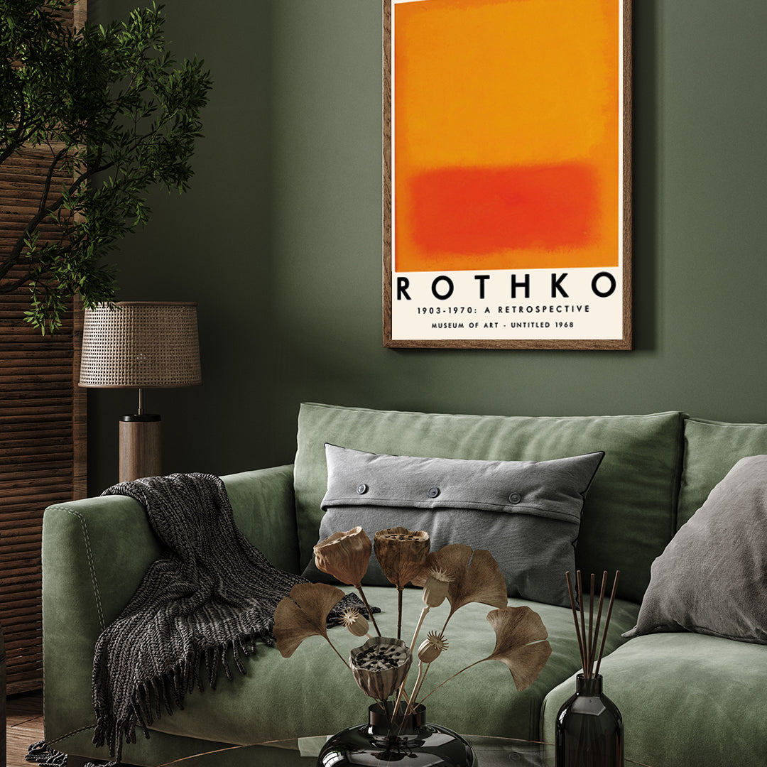 Mark Rothko 1 Artwork 3 : 4 Vertical New Premium Wall Art Canvas by MeriDeewar