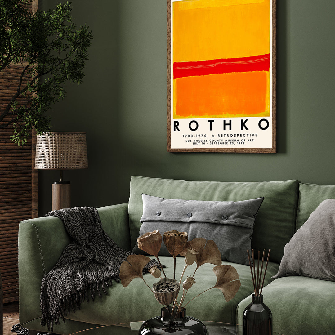 Mark Rothko 2 Artwork 3 : 4 Vertical New Premium Wall Art Canvas by MeriDeewar