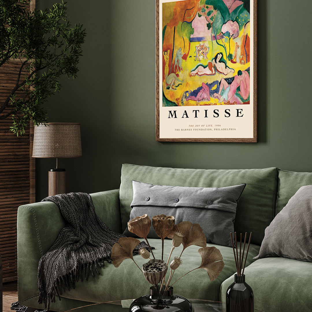 Matise The Joy of Life Painting by Henri Matisse 3 : 4 Vertical New Premium Wall Art Canvas by MeriDeewar