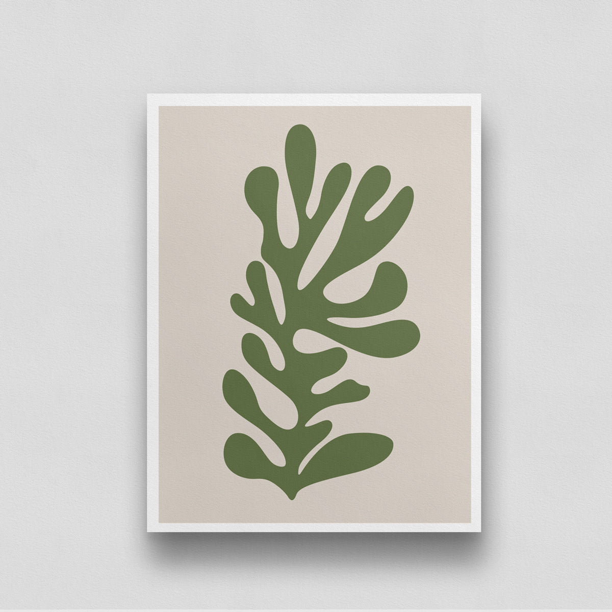 Matisse Leaf by Henri Matisse 3 : 4 Vertical New Premium Wall Art Canvas by MeriDeewar