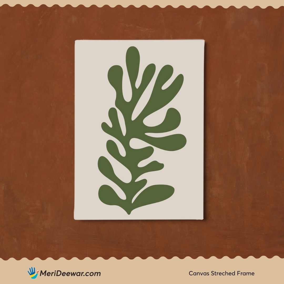 Matisse Leaf by Henri Matisse 3 : 4 Vertical New Premium Wall Art Canvas by MeriDeewar