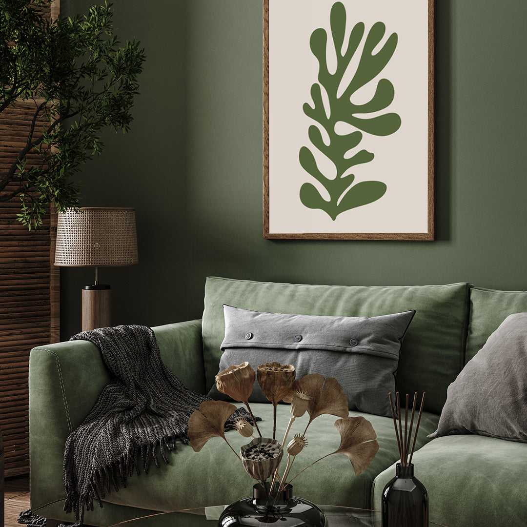 Matisse Leaf by Henri Matisse 3 : 4 Vertical New Premium Wall Art Canvas by MeriDeewar