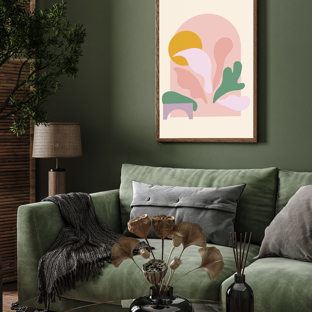 Modern Flower Artwork by Henri Matisse 3 : 4 Vertical New Premium Wall Art Canvas by MeriDeewar