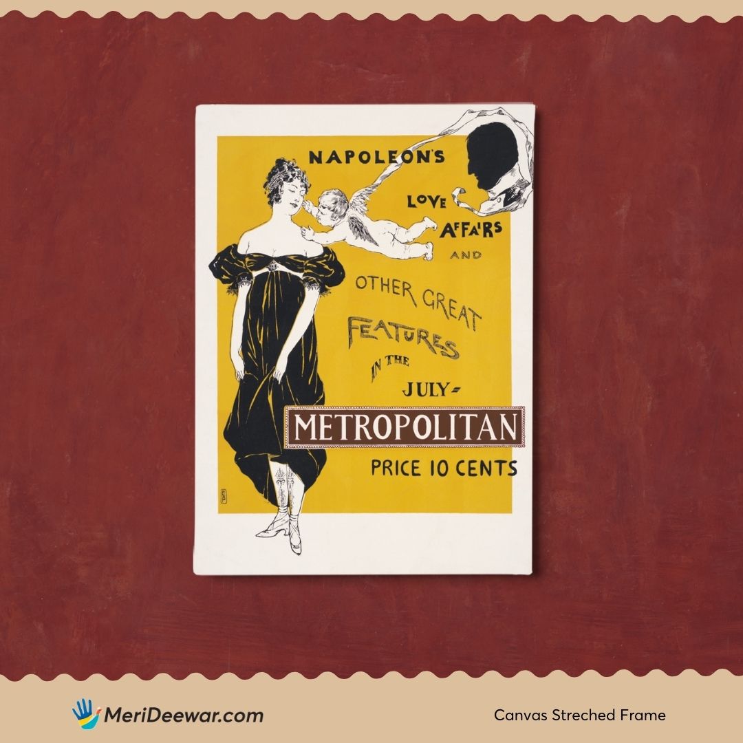 Napoleon's Love Affairs Poster 3 : 4 Vertical New Premium Wall Art Canvas by MeriDeewar